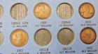 1909 - 1940 S Circulated Wheat Cents 68 Coins