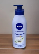 Nivea Lotion Coconut & Monoi Oil Infused 16.9 Ounce (500ml) Pump New