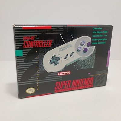 Super Nintendo SNES Controller Box Only Empty Excellent Condition! Authentic 