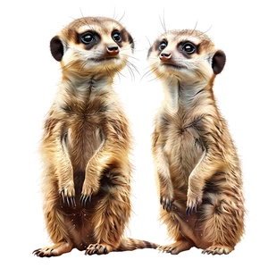 Meerkat Self Adhesive Vinyl Sticker