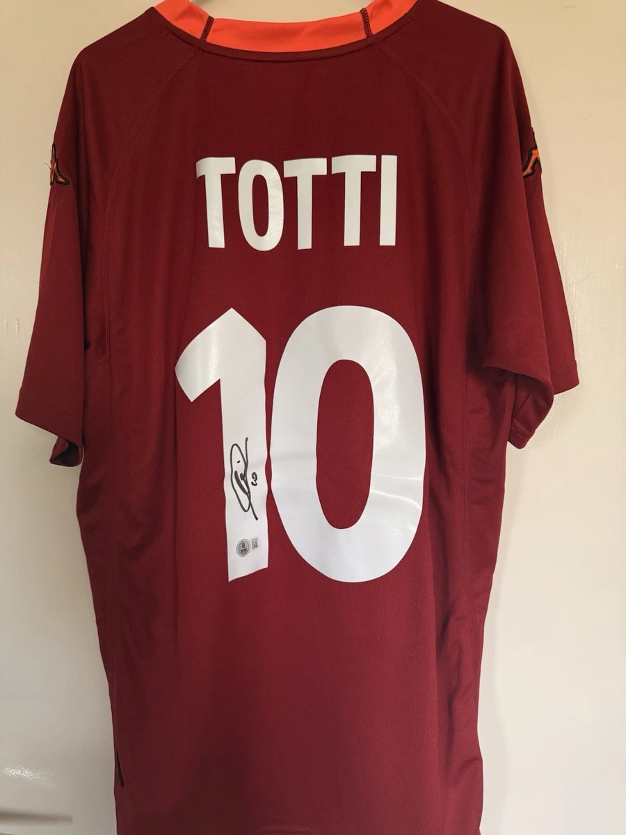 2018 2019 AS Roma Totti Italy Official Home Soccer Jersey Maglia Camiseta Tee FC | UK