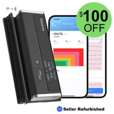 WiFi Upper Arm Blood Pressure Monitor with AI ECG to detect AFib US Refurbished