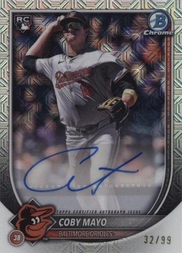 2025 Bowman Coby Mayo Crystallized #BWC-6 (RC, SP) Orioles | eBay