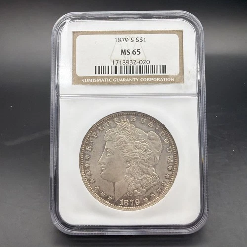 1879 S $1 Morgan Silver Dollar - NGC MS65 - Free Shipping