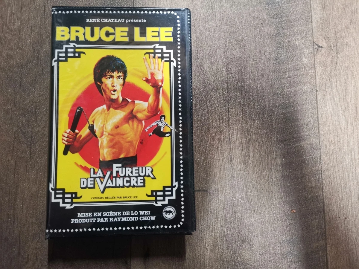 VHS La Fureur de vaincre Bruce Lee René Chateau vintage film Movie