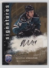 2007 Be a Player Signatures Player's Club 2/15 Jonathan Cheechoo #S-JC Auto 2d8