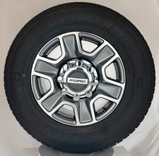 Ford F250 F350 18" Gunmetal Machined OEM Wheels General HT Tires New Takeoff