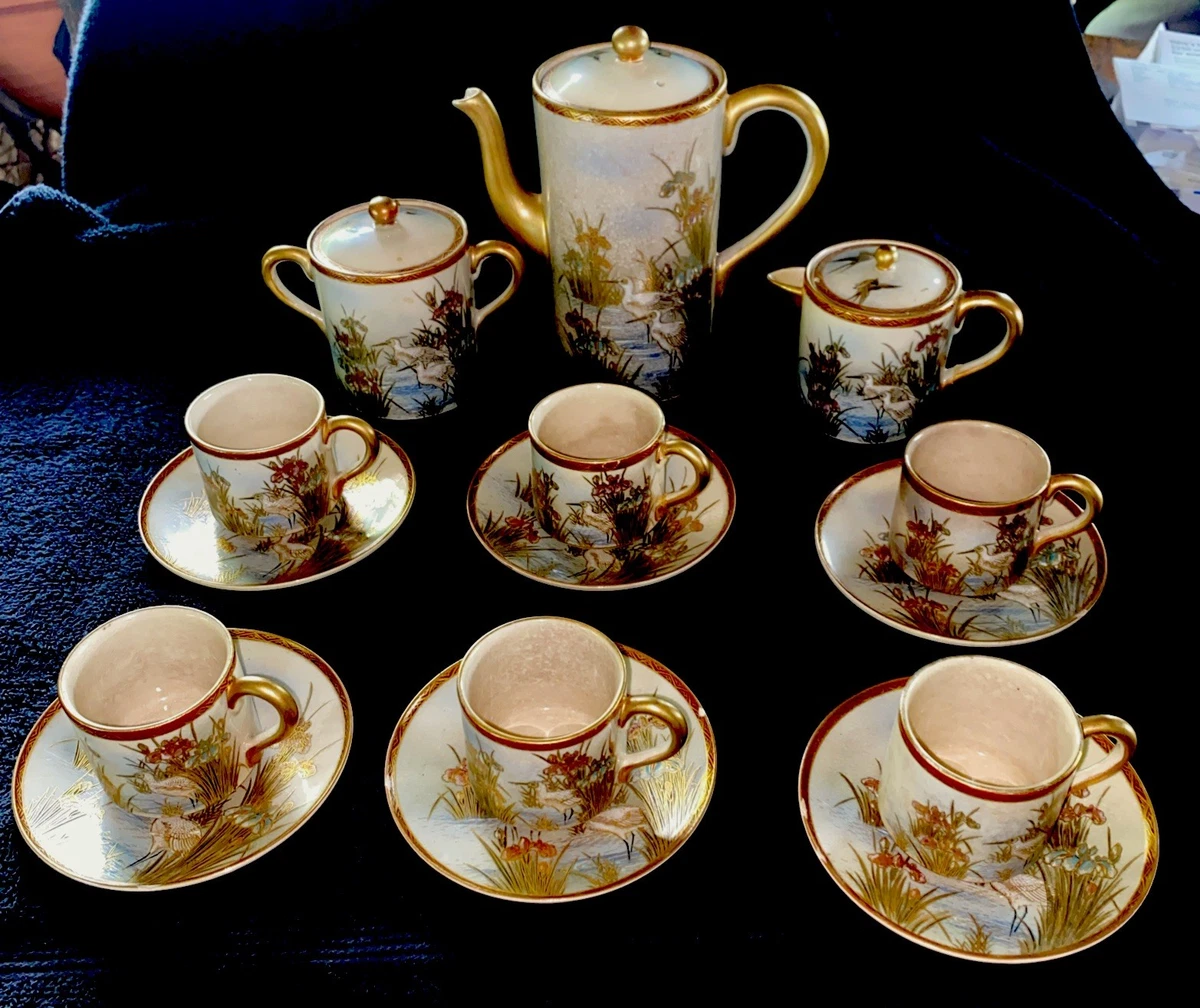 黄金古风日本茶壶| eBay