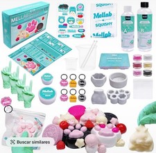 Mellab Squishy Kit DIY Squishy Making Set with Molds Supplies, Multicolor