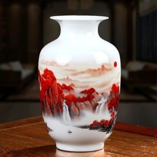 Jingdezhen Vase Ceramic Living Room Entrance Modern Flower Arrangement Crafts