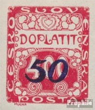 Timbres Tchécoslovaquie 1924 Mi p25 neuf avec gomme originale 1924 Les timbres-p