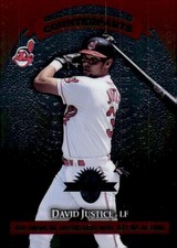 1997 Donruss Limited #154 David Justice / Reggie Sanders