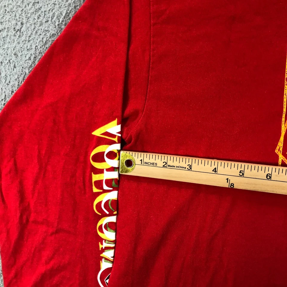 vtg volcom shirt mens M red long sleeve y2k surf skate - Image 2 of 4