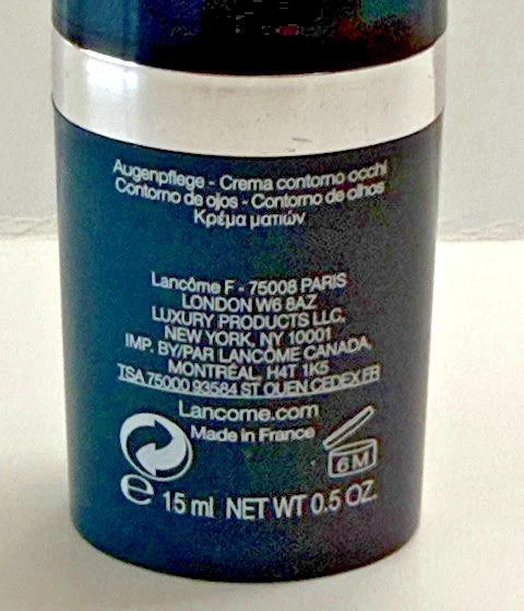 Lancome Visionnaire Yeux Bálsamo Corrector Ojos Nuevo 0.5 OZ 15 ml Foto 2 de 3