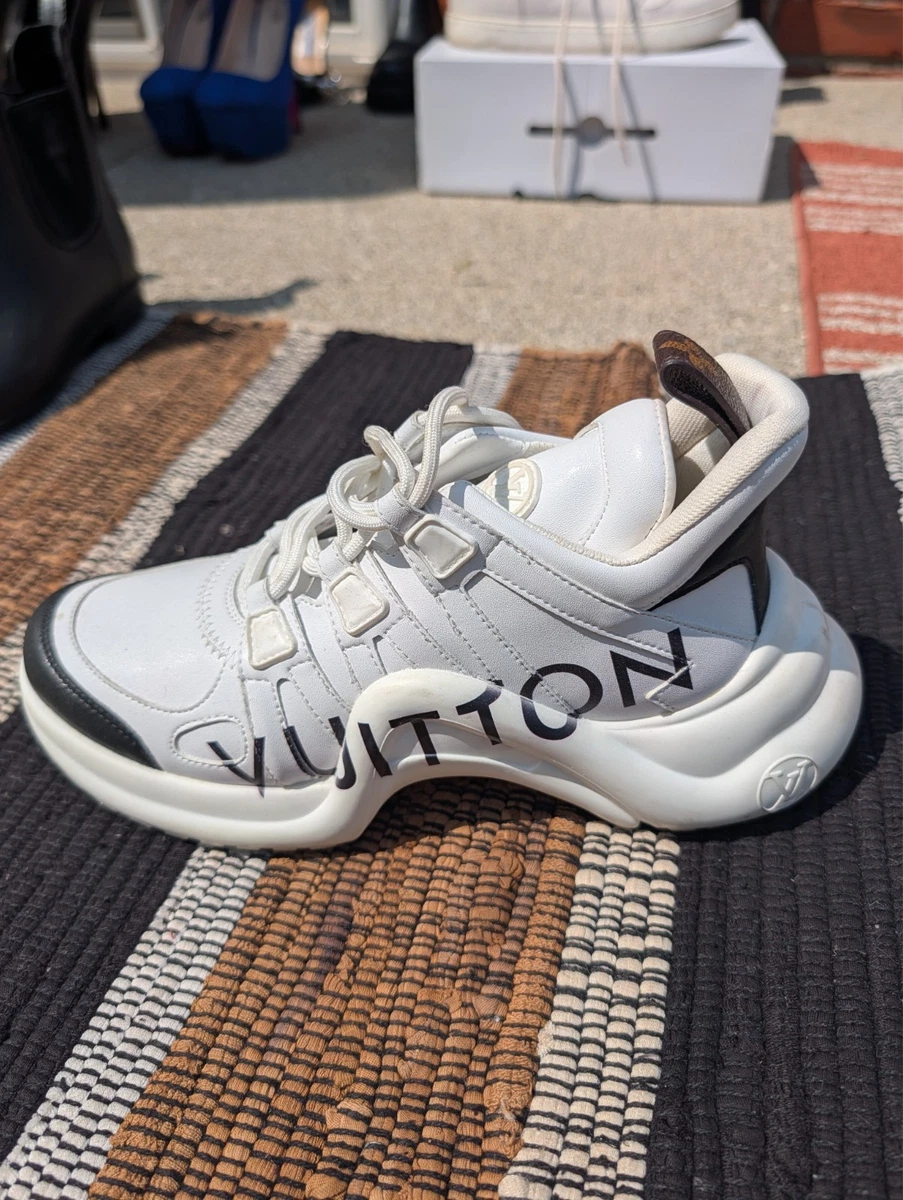 LOUIS VUITTON ホワイト ポインテッドトゥシューズ(6-9) Louis Vuitton White Athletic Shoes for Women for sale | eBay
