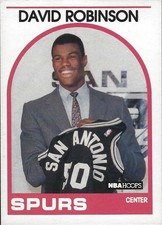 1989 Hoops DAVID ROBINSON RC Rookie Card 138 San Antonio Spurs HOF