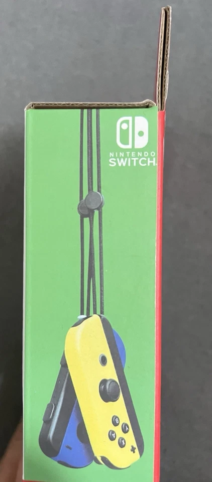 Nintendo Joy-Con pour Nintendo Switch - Bleu/ Jaune Fluo - Photo 2/2