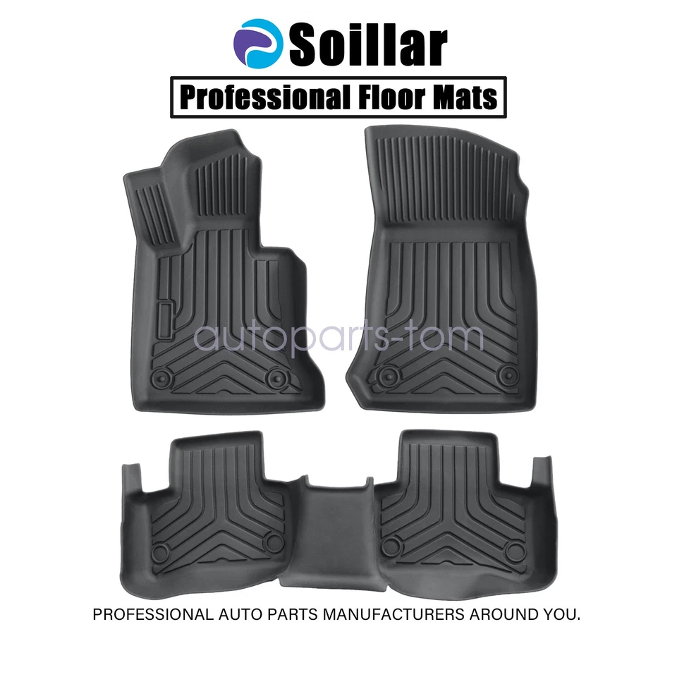 Juego de alfombrillas de TPE para Mercedes-Benz Clase GLK X204 2009-2015 para todo tipo de clima Foto 2 de 4