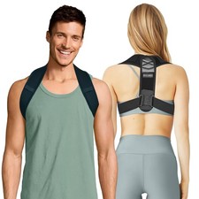 Posture Corrector for Men Women, Upper Back Brace for Clavicle Support, Adj...