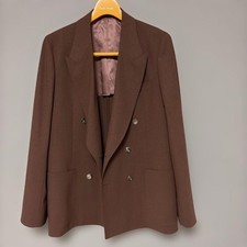 Paul Smith 2026SS Fine Hopsack Double-Breasted Suit Set-up L Chestnut Brown
