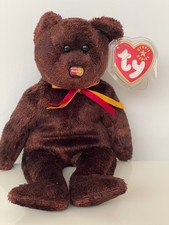 TY Beanie Baby M.C. Beanie the Bear 8" TALL ****NEW