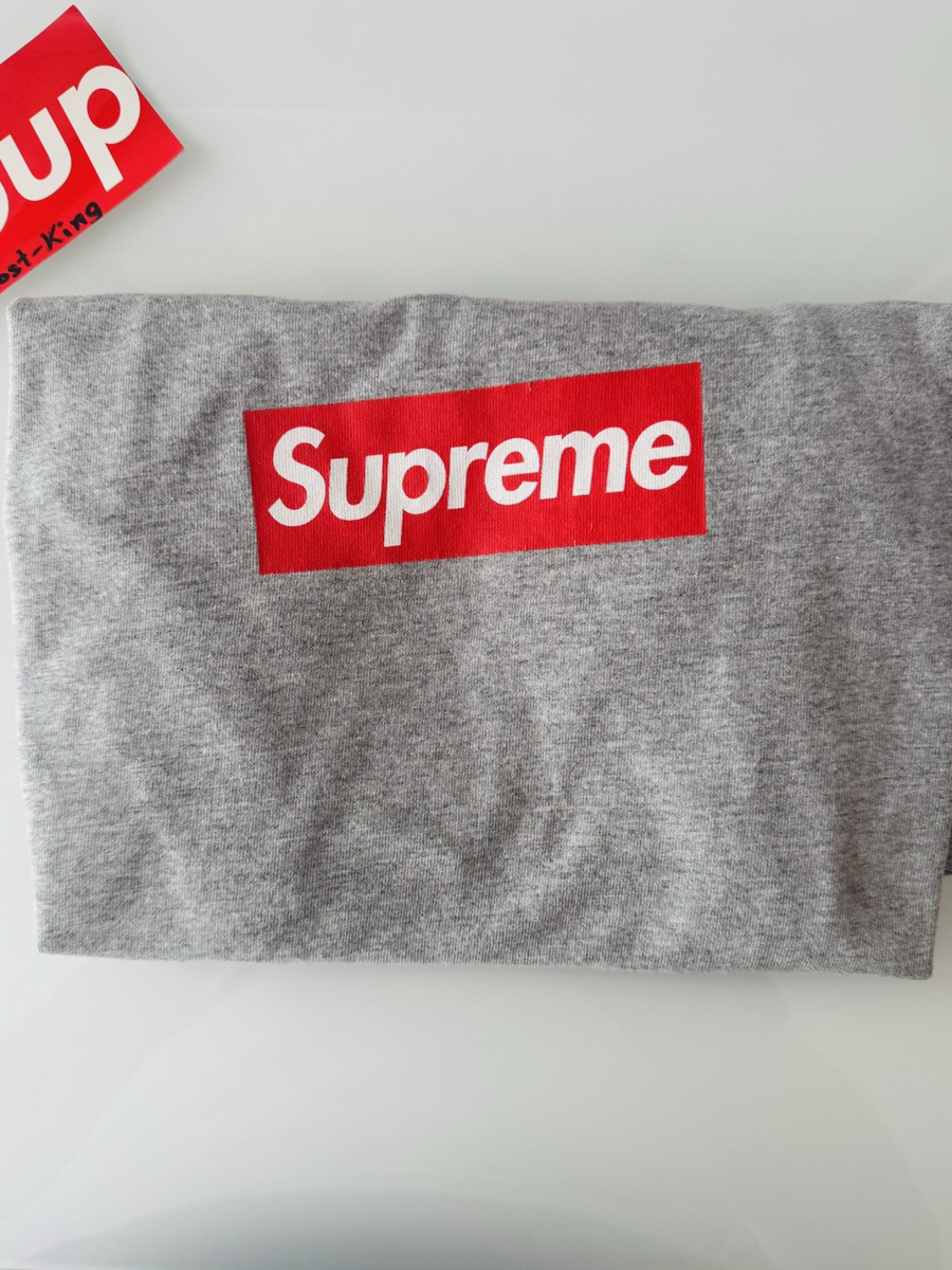 Supreme 20th Anniversary Box Logo Tee Heather Grey small 100 Supreme 20th Anniversary Box Logo Tee Heather Grey small 100