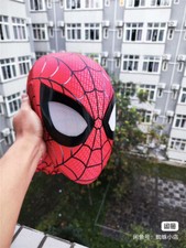 New Peter B Parker Spiderman Mask Full 3D Helmet Halloween Cosplay Costume Adult
