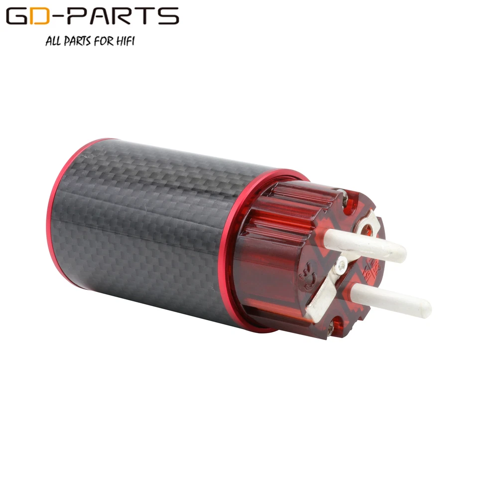 Viborg Solid Pure Silver EU Power Plug Mains AC Shucko Power Connector 250V 16A - Image 3 of 4