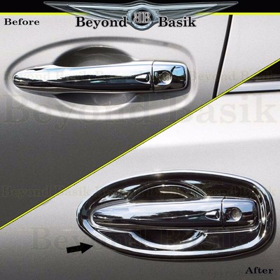 For 2014-2019 NISSAN ROGUE Triple Chrome Door Handle Bowl Covers Trim Inserts