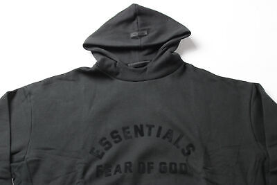 Fear of God Essentials Unisex Arch Logo SS23 Hoodie TM8 Jet Fear of God Essentials Unisex Arch Logo SS23 Hoodie TM8 Jet