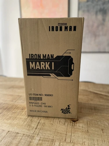 Figura Iron Man Mark I Diecast 1:6 Hot Toys MMS605D40 EMBALAJE ORIGINAL nueva