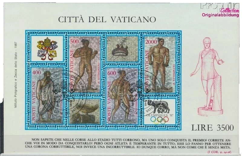 Estampillas de los Juegos Olímpicos de Vaticano