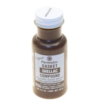 Permatex 20539 Gasket Sealant Indian Head Gasket Shellac (2oz) (Pack of 1)