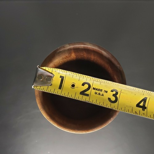 Cáliz de madera vintage hecha a mano de 12" de madera tallo largo copa de madera tallada a mano - Imagen 9 de 12