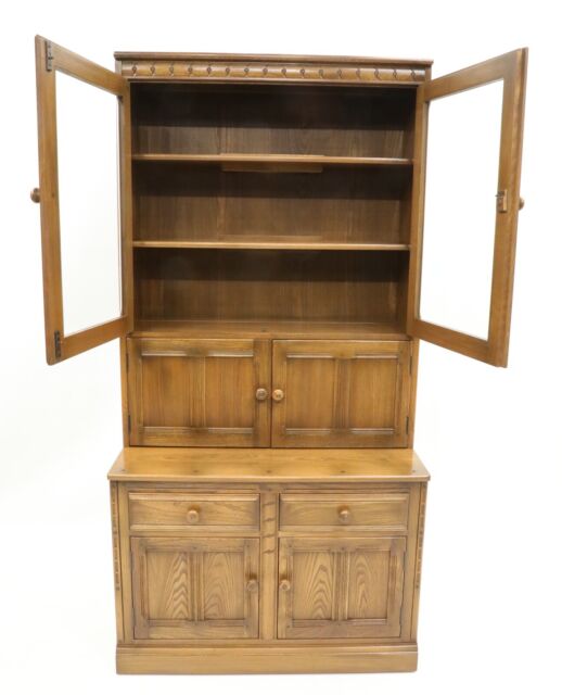 Ercol Mural Display Cabinet Drawers Cupboard Golden Dawn FREE UK Delivery* GU11042