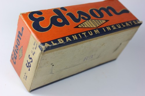 Thomas EDISON Splitdorf Spark Plugs - FULL Box (12) Factory Sealed NOS - RARE ! - Picture 10 of 10