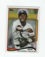 2014 TOPPS PRO DEBUT MINOR LEAGUE - ORLANDO CALIXTE NW ARKANSAS NATURALS #209