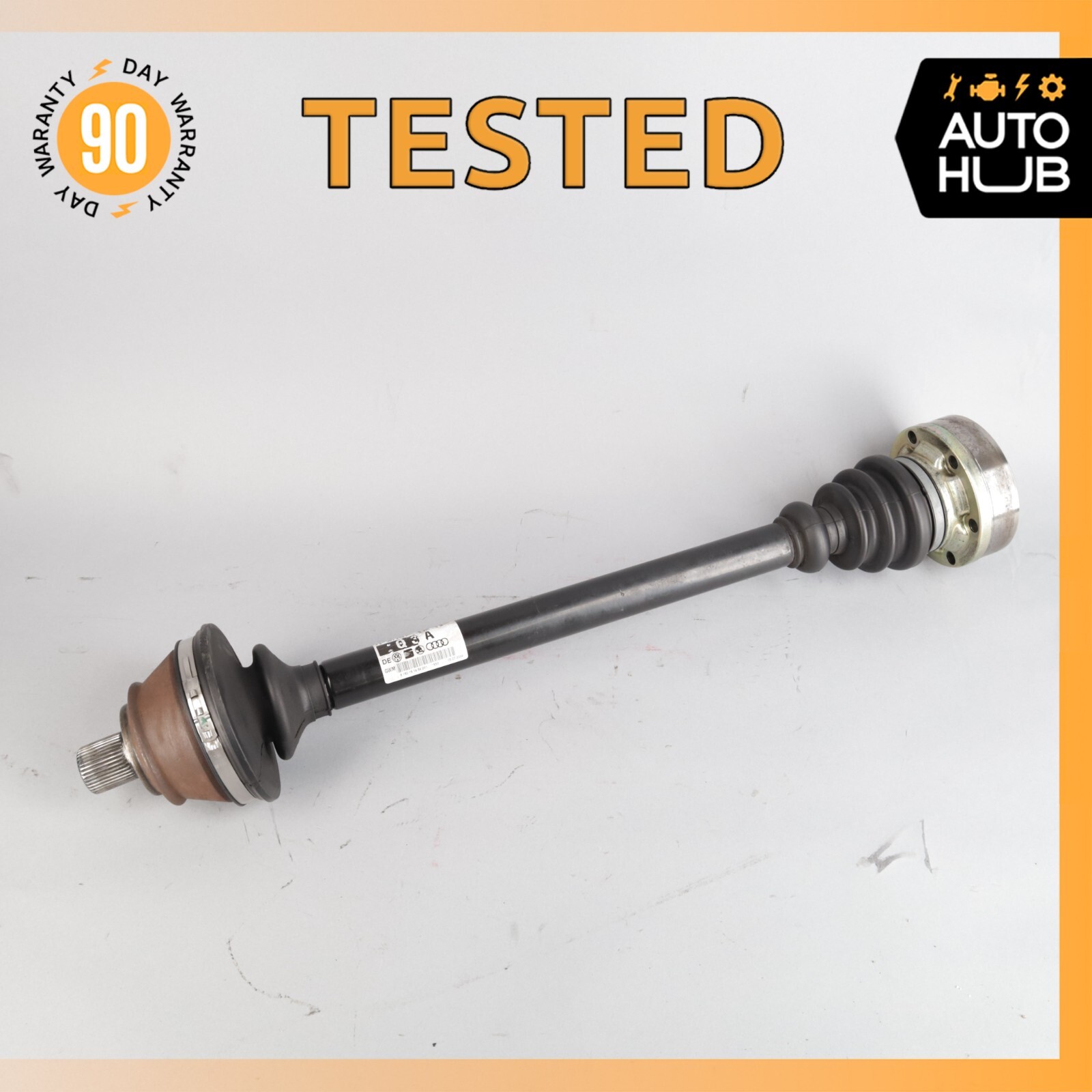 03-13 Bentley Continental GT GTC Rear Right Or Left Side Half Axle Shaft OEM