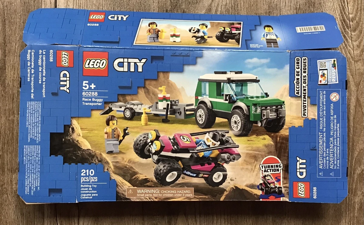 Lego City 60288 Race Buggy Transporter. Box And Stickers Only