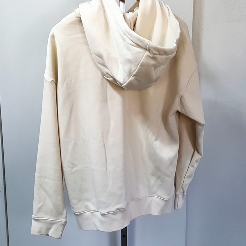 Banana Republic Hoodie Sweatshirt LARGE Cream Beige w/ Elephant Logo NEW w tag - Picture 6 of 7