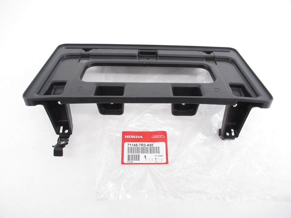 Genuine OEM Honda 71145-TR3-A50 Front License Plate Bracket 2013