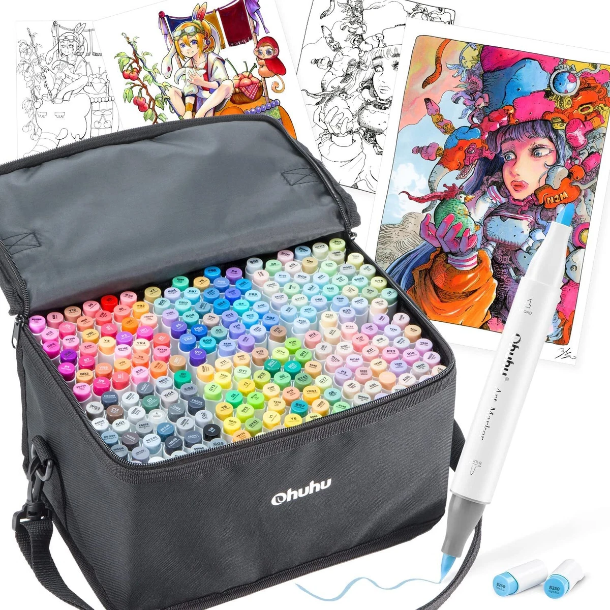 Wholesale Alcohol Art Markers Set For Manga Drawing And Sketching