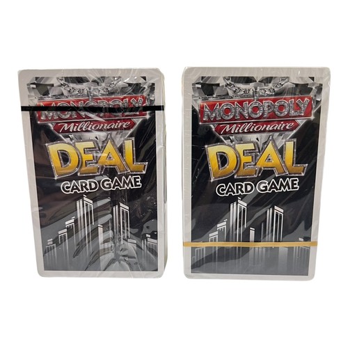 Monopoly Millionaire Deal Card Game Hasbro New Sealed Card Decks Only 2011