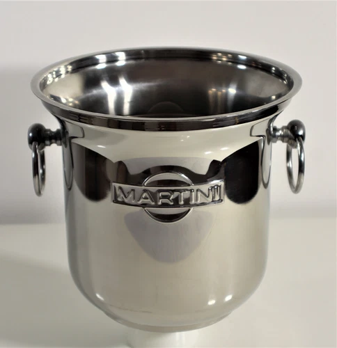 Martini Ice Bucket 1970s vintage Retro Mid Century Made in Italy