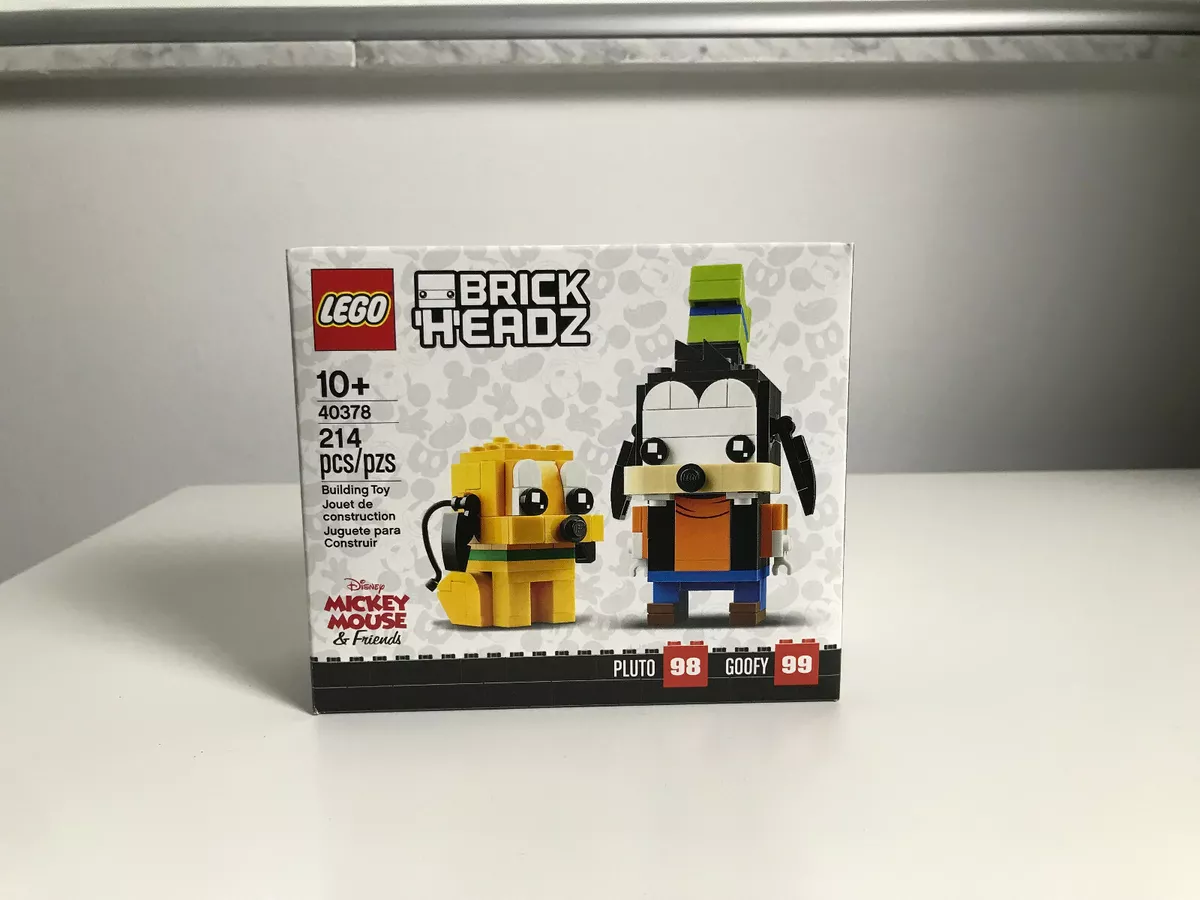 Lego disney brickheadz goofy and pluto set 40378 clearance