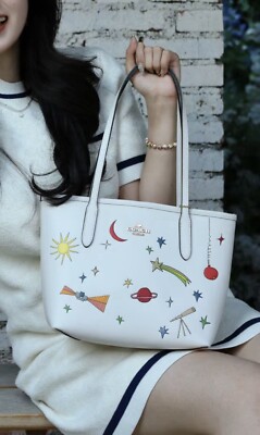限定コラボ】Coach X Observed By Us Small City Tote Bag CU387 COACH X OBSERVED BY US SMALL CITY TOTE:NWT CU387 | eBay