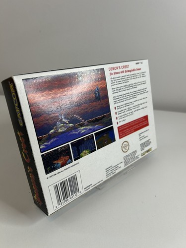 Demon's Crest - Super Nintendo (SNES 1992, PAL) Game Cartridge Only - Repro Box - Picture 11 of 15