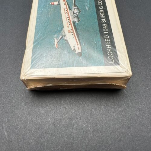 Carte da gioco vintage TWA Lockheed 1049 Super G Constellation - Foto 4 di 6