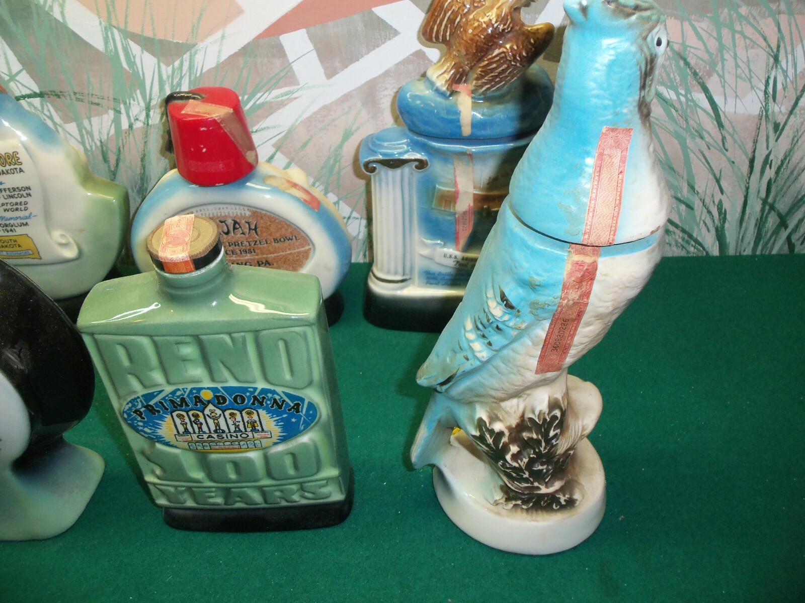 Lot of 8 Jim Beam Decanters eBay