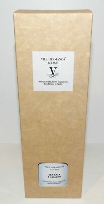 VILA HERMANOS Sea Salt & Jasmine Reed Diffuser 100ml / 3.38 oz NIB RARE!